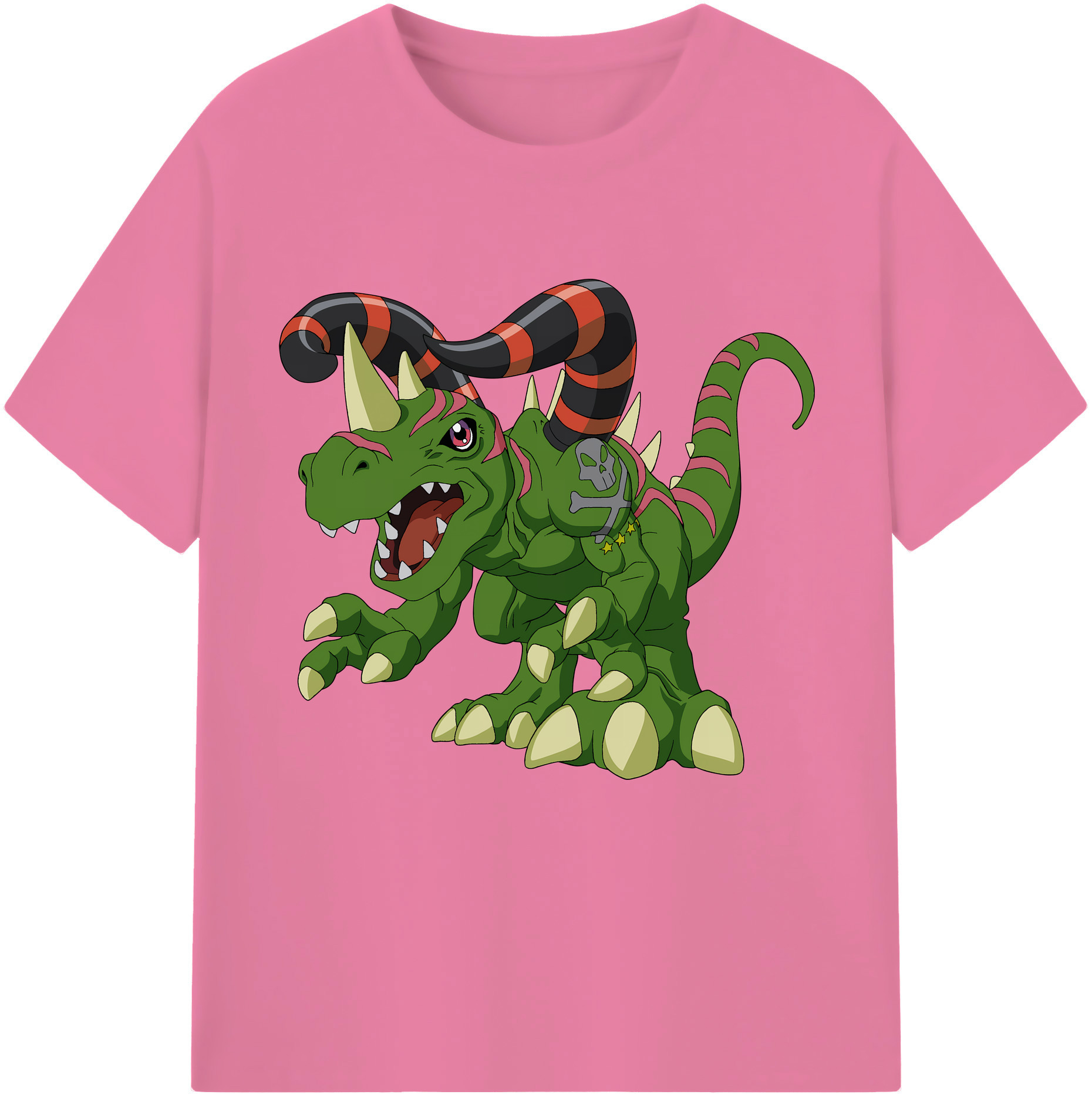 （画像用） Digimon デジタルモンスター/デジモン 綿100％半袖Tシャツ（フロントプリント）